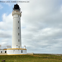 Buy canvas prints of Covesea Lighthouse: Beacon of Northern Scotland by Tom McPherson