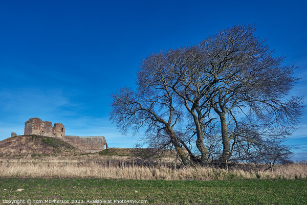 Echoes of Time: Duffus Castle Picture Board by Tom McPherson