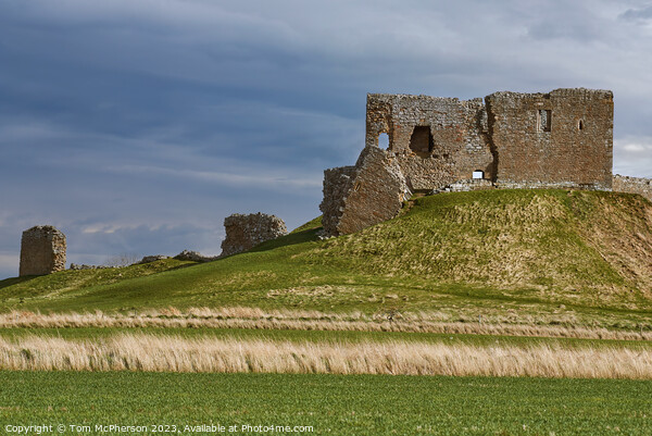 Enthralling Duffus Castle: Echoes of Time Picture Board by Tom McPherson