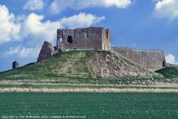 Echoes of History: Duffus Castle Picture Board by Tom McPherson
