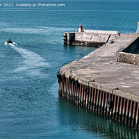Buy canvas prints of Departure from Historic Burghead Harbour by Tom McPherson