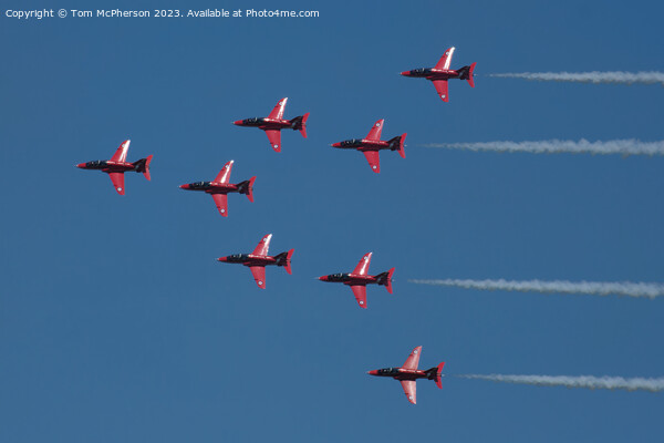 Red Arrows Display Team Picture Board by Tom McPherson