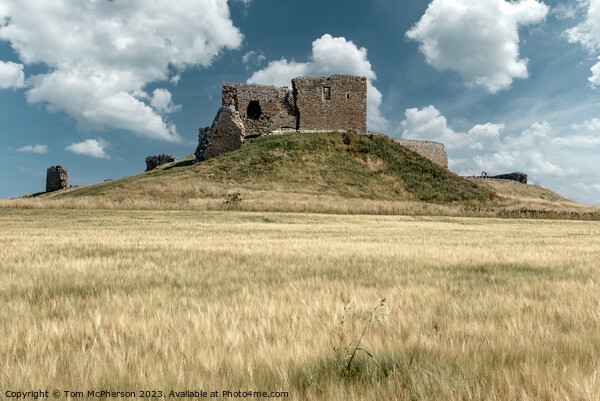 Echoes of Time: Duffus Castle Moray Picture Board by Tom McPherson