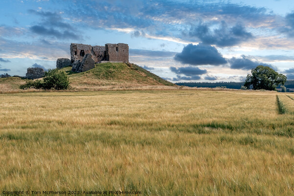 Duffus Castle: A Historic Beacon in Moray Picture Board by Tom McPherson