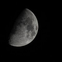 Buy canvas prints of Scottish Skies: Moon's Astonishing Detail by Tom McPherson