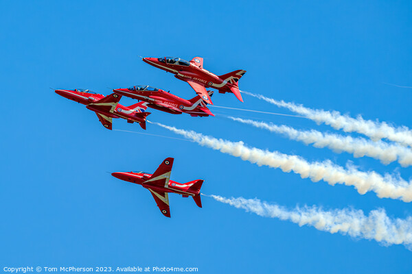 Red Arrows: RAF's High-Flying Diplomats Picture Board by Tom McPherson