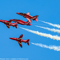 Buy canvas prints of Red Arrows: RAF's High-Flying Diplomats by Tom McPherson
