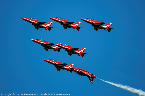 The Red Arrows in Flight Picture Board by Tom McPherson