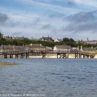 Buy canvas prints of Iconic Old FootBridge at Lossiemouth by Tom McPherson