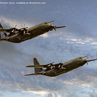 Buy canvas prints of Hercules' Aerial Salute: A Farewell Journey by Tom McPherson