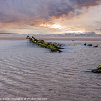 Buy canvas prints of Relic of the Sea at Burghead Bay by Tom McPherson