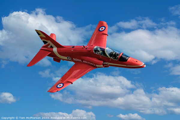 Red Arrow Soaring Skyward Picture Board by Tom McPherson