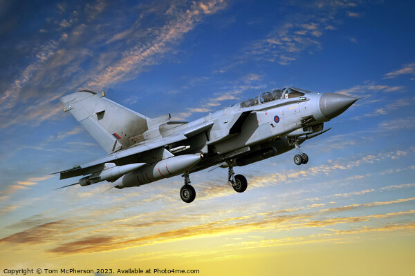 Farewell to RAF's Tornado: Aerial Powerhouse Picture Board by Tom McPherson