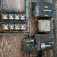 Buy canvas prints of Antique Electrical Wonders by Tom McPherson