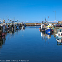 Buy canvas prints of Scottish Haven: Burghead Harbour by Tom McPherson