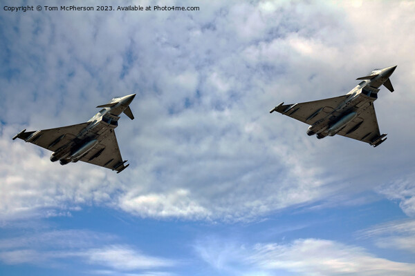 'Eurofighter EF-2000 Typhoons Unleashed' Picture Board by Tom McPherson