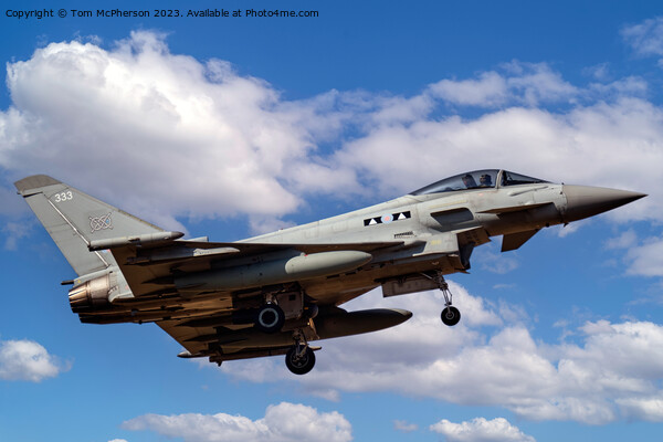 The four-nation Eurofighter Typhoon Picture Board by Tom McPherson