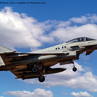 Buy canvas prints of The four-nation Eurofighter Typhoon by Tom McPherson