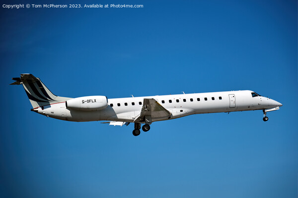 'Embraer 135/145's Stunning Flight at Lossiemouth' Picture Board by Tom McPherson