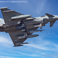 Buy canvas prints of The Vigilant Eurofighter Typhoon by Tom McPherson