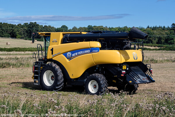 'The Industrious New Holland CR980' Picture Board by Tom McPherson