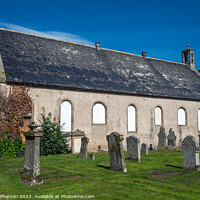 Buy canvas prints of Serene Alves Kirk Amidst Scottish Countryside by Tom McPherson