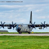 Buy canvas prints of Herculean Feat at RAF Lossiemouth by Tom McPherson