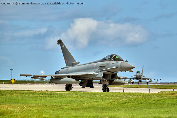 RAF's Pioneering Eurofighter Typhoon Legacy Picture Board by Tom McPherson