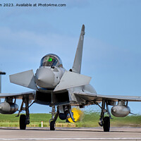 Buy canvas prints of Dawn of the Eurofighter: RAF's Powerhouse by Tom McPherson