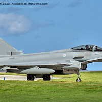 Buy canvas prints of The Versatile Eurofighter Typhoon: RAF's Pride by Tom McPherson