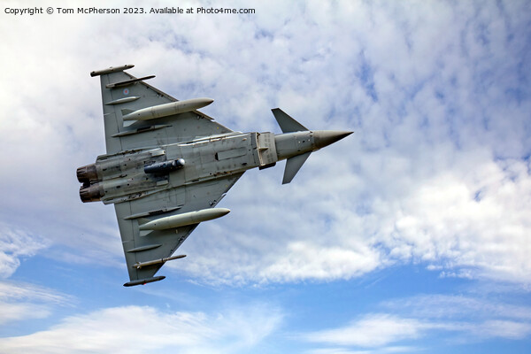 RAF's Formidable Eurofighter Typhoon Picture Board by Tom McPherson