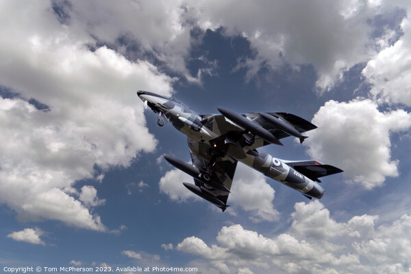 F.58 ZZ191 - Hawker Hunter Picture Board by Tom McPherson
