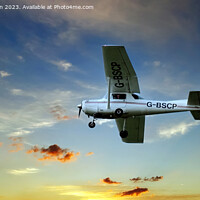 Buy canvas prints of Cessna 152 G-BSCP by Tom McPherson