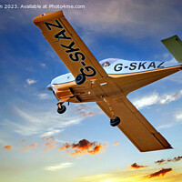 Buy canvas prints of Cessna 172 G-SKAZ by Tom McPherson