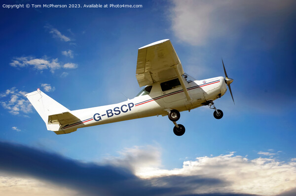 Cessna 152 G-BSCP Picture Board by Tom McPherson