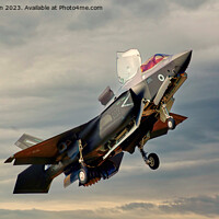 Buy canvas prints of  Lockheed Martin F-35B Lightning Landing by Tom McPherson