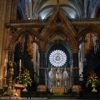 Buy canvas prints of Durham Cathedral Interior by Tom McPherson