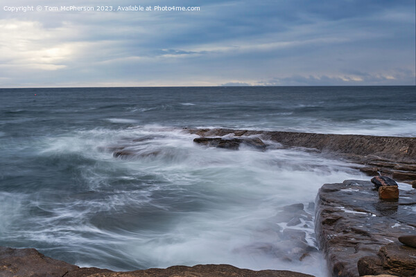 Moray Firth Long Exposure Seascape Picture Board by Tom McPherson