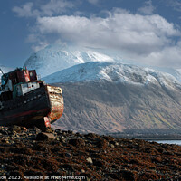 Buy canvas prints of The Corpach Shipwreck by Tom McPherson