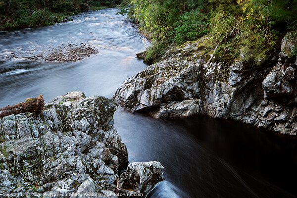 Randolph's Leap, River Findhorn Picture Board by Tom McPherson