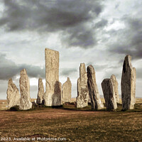 Buy canvas prints of Calanais Standing Stones by Tom McPherson