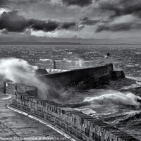 Buy canvas prints of Burghead Sea Storm by Tom McPherson