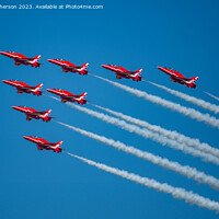 Buy canvas prints of Red Arrows Team 2023 by Tom McPherson
