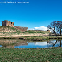 Buy canvas prints of Duffus Castle and Loch by Tom McPherson