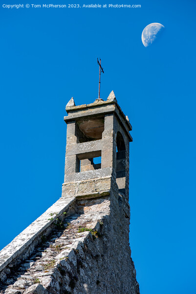  Church Bell Tower Picture Board by Tom McPherson