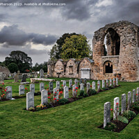 Buy canvas prints of Kinloss Abbey by Tom McPherson