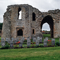 Buy canvas prints of Kinloss Abbey Ruin by Tom McPherson