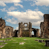 Buy canvas prints of  Elgin Cathedral by Tom McPherson