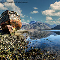 Buy canvas prints of Corpach Shipwreck by Tom McPherson