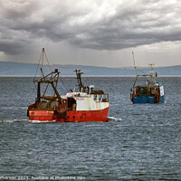 Buy canvas prints of Moray Firth Fishing boats by Tom McPherson